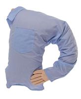 Out of the Blue 32/2040 - knuffelkussen Boyfriend, ca. 65 x 60 cm, 100 procent polyester, in plastic zak met ritssluiting