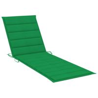 vidaXL Ligbedkussen 200x60x3 cm oxford stof groen