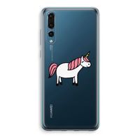 Eenhoorn: Huawei P20 Pro Transparant Hoesje - thumbnail