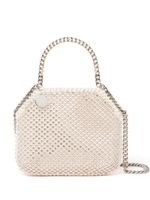 Stella McCartney sac porté épaule Falabella à ornements en cristal - Tons neutres