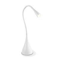 Home Sweet Home Moderne Led Bureaulamp Flex | 11/11/48,5cm | Wit | verstelbare LED Leeslamp met schakelaar | LED geintegreerd | 3W 3000k 250lm | geschikt voor thuiskantoor