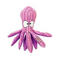 KONG CuteSeas Octopus, hondenpluche dier van corduroy, voor grote honden, 1 stuk (1 stuk)