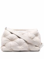 Maison Margiela grand sac porté épaule Glam Slam matelassé - Blanc