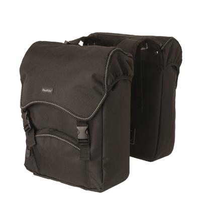 Fastrider Unibag Traffic Dubbele Fietstas zwart