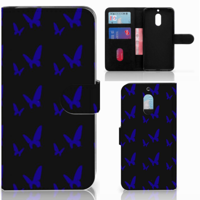 Nokia 6 Telefoon Hoesje Vlinder Patroon