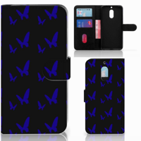 Nokia 6 Telefoon Hoesje Vlinder Patroon
