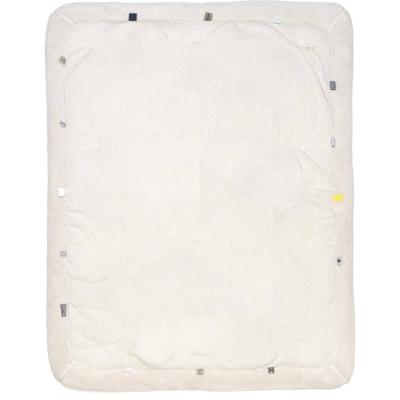 Snoozebaby boxkleed Stone junior 75 x 95 cm katoen beige