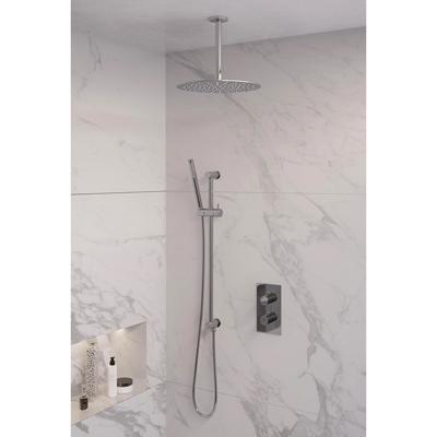 Regendoucheset 42 Inbouw Plafond Brauer Chrome Edition 30cm Rond Glans Chroom 2 Greeps 3-weg met Thermostaatkraan Glijstang en Staafhanddouche Regendoucheset 42 Inbouw Plafond Brauer Chrome Edition 30cm Rond Glans Chroom 2 Greeps 3-weg met Thermostaatkraan Glijstang en Staafhanddouche
