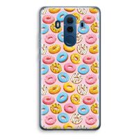 Pink donuts: Huawei Mate 10 Pro Transparant Hoesje - thumbnail