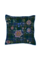 Pip Studio Pip Studio Flores Felices sierkussen Donkerblauw 35x60 cm - thumbnail