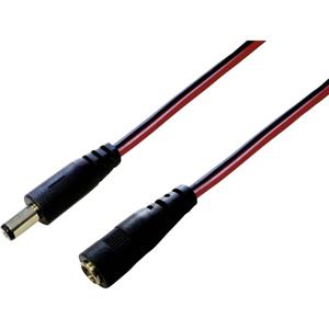 BKL Electronic Laagspannings-verlengkabel Laagspanningsstekker - Laagspanningsbus 5.5 mm 2.1 mm 5.5 mm 2.1 mm 3.00 m 1 stuk(s)