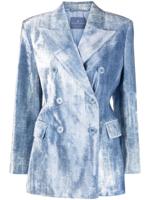 Ermanno Scervino Blazer met enkele rij knopen - Blauw