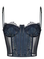 Oséree soutien-gorge à effet métallisé - Bleu