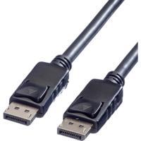 ROLINE DisplayPort Kabel, DP M/M, zwart, 1 m - thumbnail