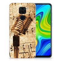 Xiaomi Redmi Note9 Siliconen Hoesje met foto Bladmuziek - thumbnail