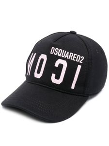 DSQUARED2 casquette à logo imprimé - Noir