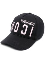 DSQUARED2 casquette à logo imprimé - Noir - thumbnail