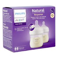 Avent Natural Response 3.0 Zuigfles Duo 2x125ml - thumbnail