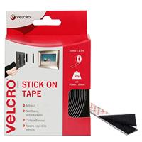 VELCRO Brand Klittenband 20 mm x 2,5 m rol - zwart
