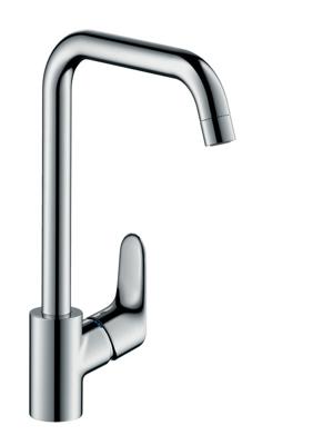 Hansgrohe Focus E2 keukenkraan met hoge draaibare uitloop instelbaar 110 graden, 150 graden en 360 graden chroom 31820000 Hansgrohe Focus E2 keukenkraan met hoge draaibare uitloop instelbaar 110 graden, 150 graden en 360 graden chroom 31820000