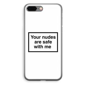 Safe with me: iPhone 8 Plus Transparant Hoesje