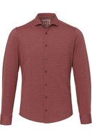 Pure Functional Slim Fit Jersey shirt terra, Effen