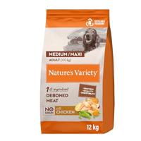 Nature's Variety Selected - Droogvoer voor volwassen honden van middelgrote en grote rassen – graanvrij – met kip buiten zonder knoeien – 12 kg