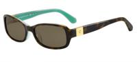 Kate Spade zonnebril Paxton2 dames polariserend bruin/turquoise