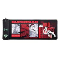 numskull DC Comics Superman XL RGB Gaming-muismat met 15 W draadloze oplader | aanpasbare LED, antislip, waterafstotend