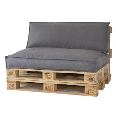 2L Home & Garden Palletkussen Metro Lounge Grijs - 120 x 80cm