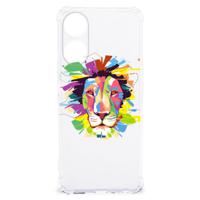 OPPO A58 | A78 5G Stevig Bumper Hoesje Lion Color