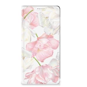 Motorola Edge 40 Neo Smart Cover Lovely Flowers