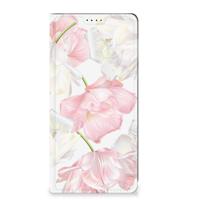 Motorola Edge 40 Neo Smart Cover Lovely Flowers - thumbnail