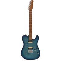 Sire Larry Carlton T7 Flame Maple Transparent Blue elektrische gitaar