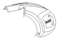 Shimano afdekkap met bout SL-RS45 Tourney rechts 2-delig