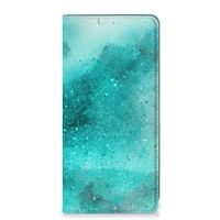 Bookcase Samsung Galaxy A71 Painting Blue