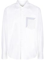 Feng Chen Wang t-shirt en coton à logo imprimé - Blanc