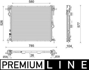 Radiateur CR2587000P