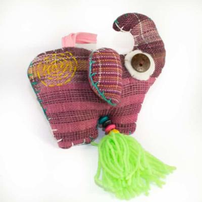 Olifant Hanger Stof (ca 12 cm) Olifant Hanger Stof (ca 12 cm)