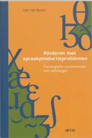 Kinderen met spraakproductieproblemen - J. van Borsel - Paperback (9789033452901)
