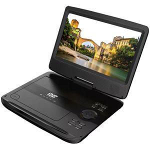 Denver MT-1097 Draagbare DVD-speler 25.4 cm 10 inch Energielabel: C (A - G) Werkt op een accu, Incl. 12 V auto-aansluitkabel Zwart