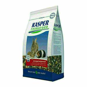 KASPER FAUNAFOOD HOBBYLINE GEMENGD KONIJNENVOER MET RODE WORTEL 3,5 KG