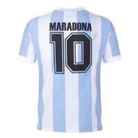 Argentinië Retro Voetbalshirt WK 1986 + Maradona 10