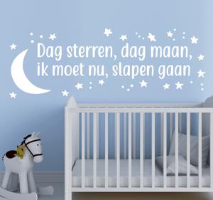 Muurstickers tekst Slapen gedichtje tekst