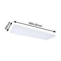 Paulmann 79927 P Atria Shine 22W Wswitch 580x200mm Ws LED-plafondlamp LED 22 W Wit - thumbnail