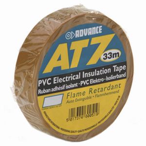 Advance AT7 PVC tape 19mm 33m bruin