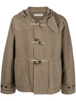 OUR LEGACY duffle-coat à coupe crop - Marron