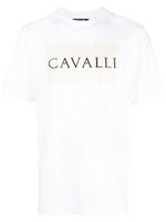 Roberto Cavalli t-shirt en coton à imprimé graphique - Blanc - thumbnail