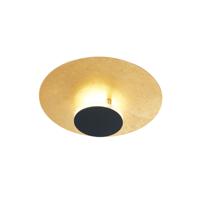 Fischer & Honsel Plafondlamp Planet zwart met goud 21454