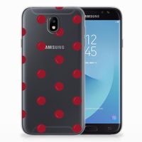 Samsung Galaxy J7 2017 | J7 Pro Siliconen Case Cherries - thumbnail